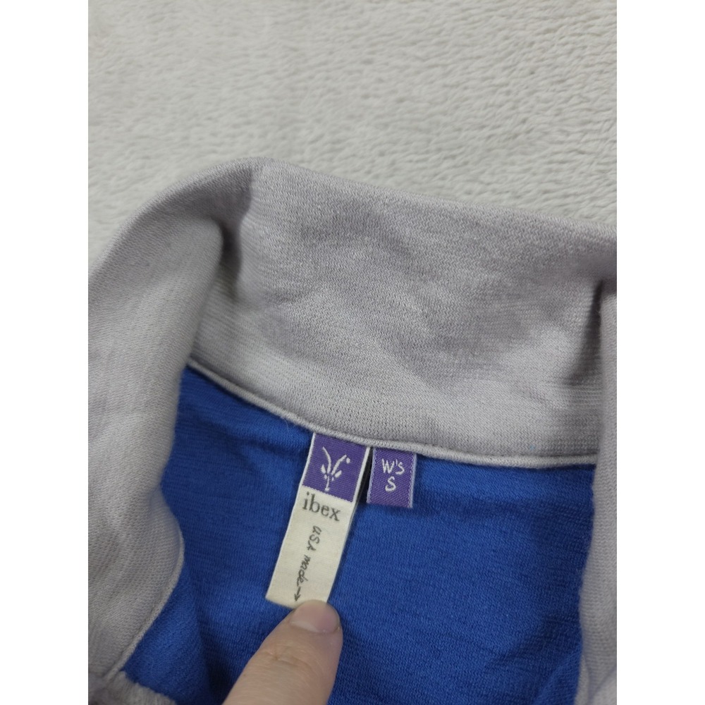 Ibex Merino Wool 1/4 Zip Womens Small Base Layer - Picture 5 of 8